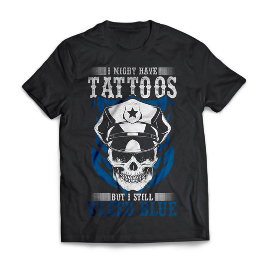 Tattoos Bleed Blue