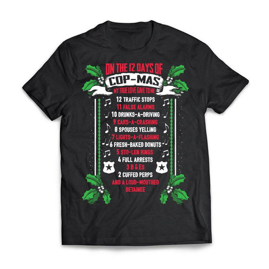 Tee 12 Days Of Copmas