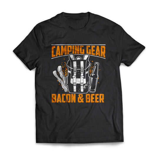 Camping Gear Bacon And Beer