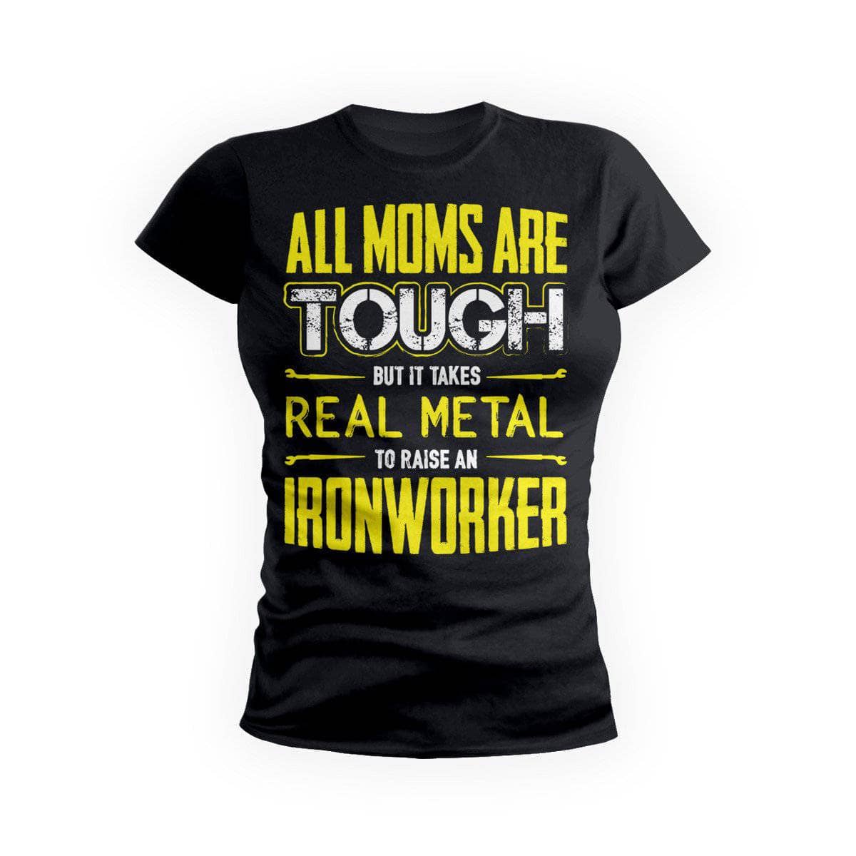 Yellow Tough Ironworker Mom
