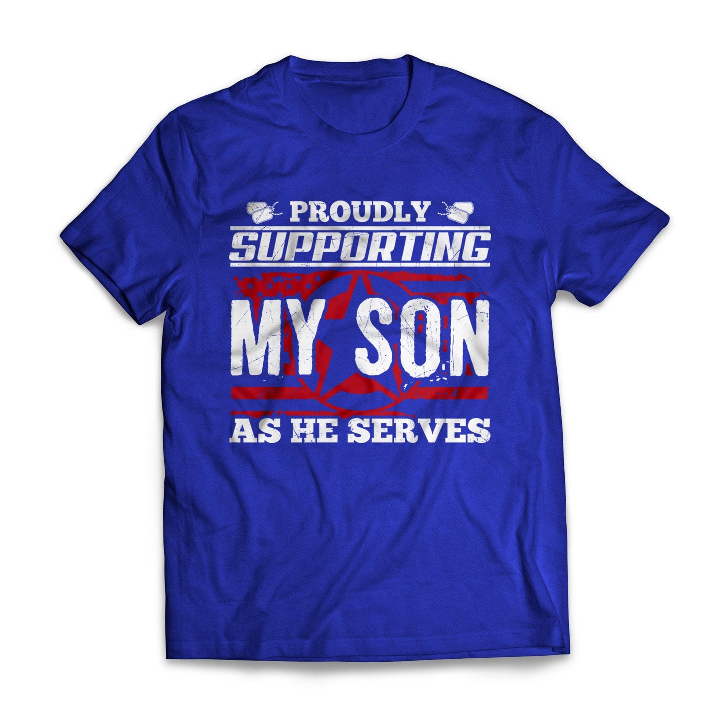 Army Supporting Son