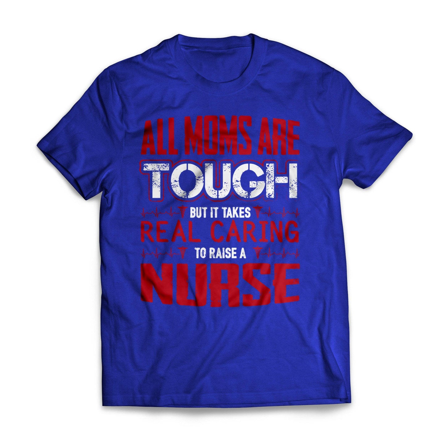 Red Tough Nurse Mom