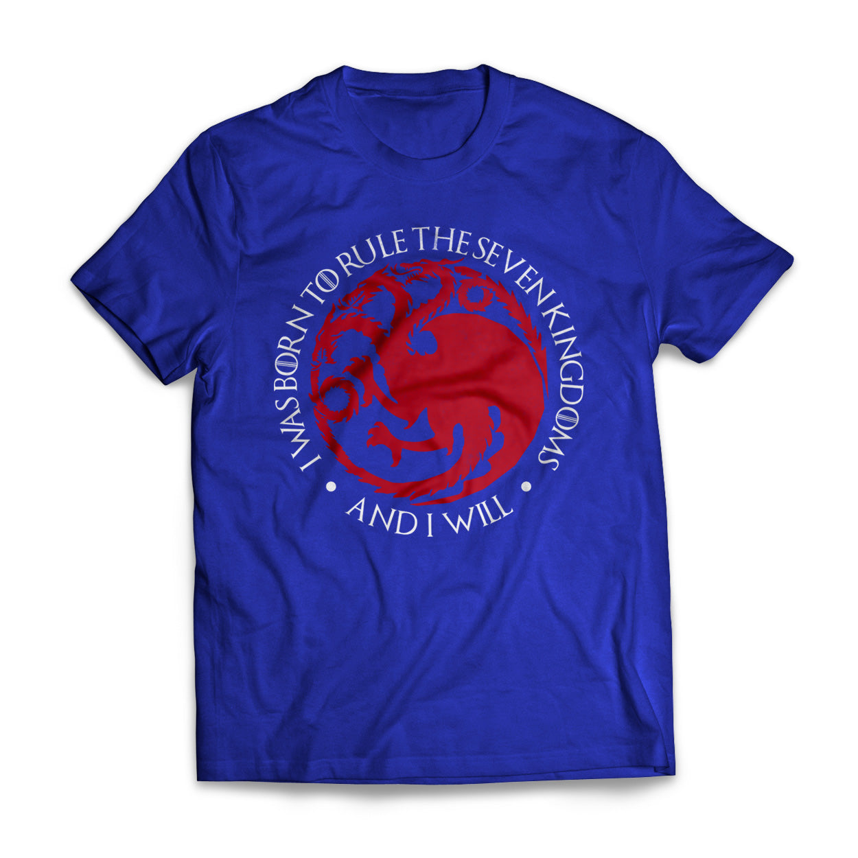 T-Shirt Uomo Game Of Thrones Targaryen - Maglietta In Cotone Con Stampa Serigrafica, Manica Corta, Taglie Forti