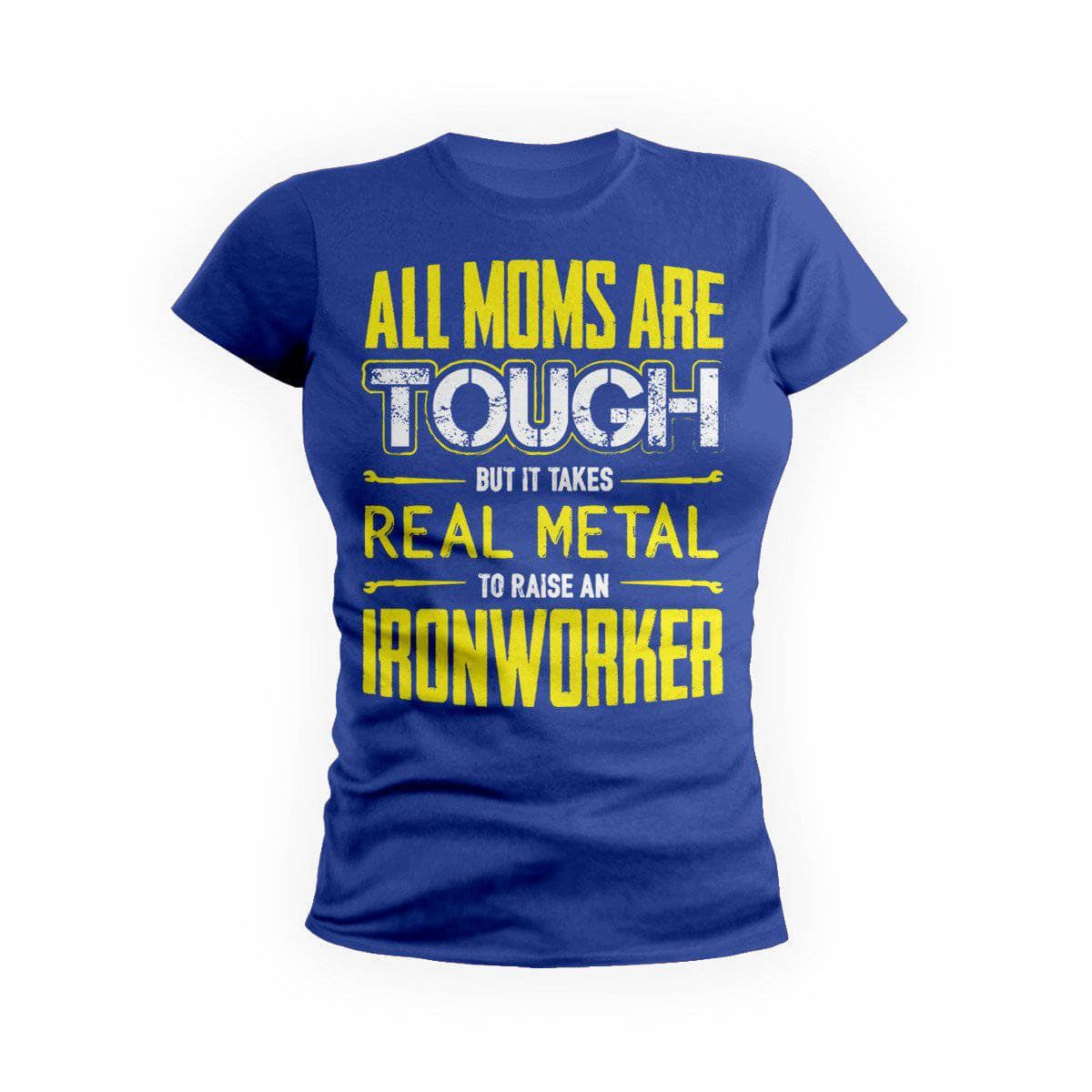 Yellow Tough Ironworker Mom