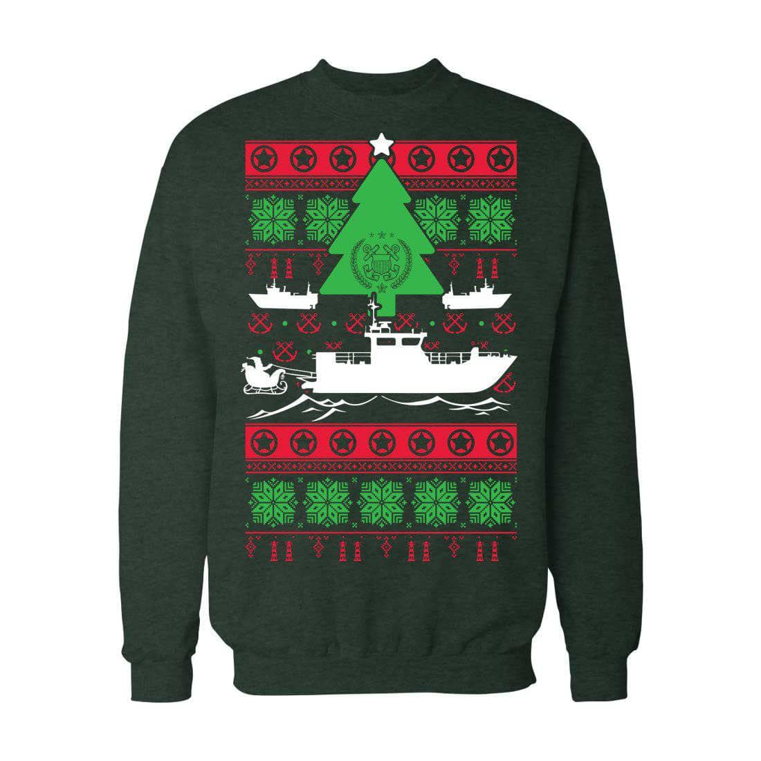 Christmas Sweater Coast Guard