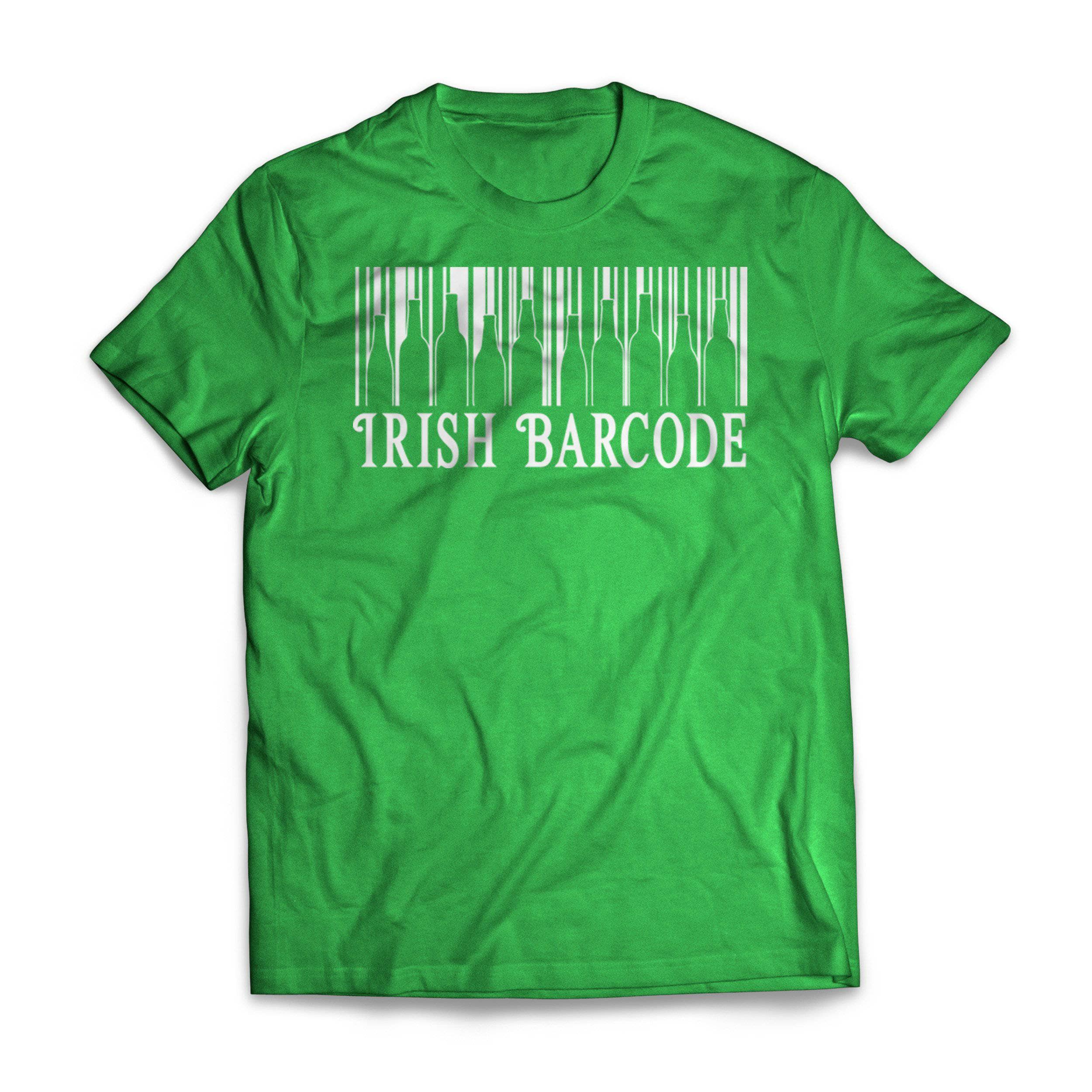 Irish Barcode - St Patricks T-Shirt – GetShirtz