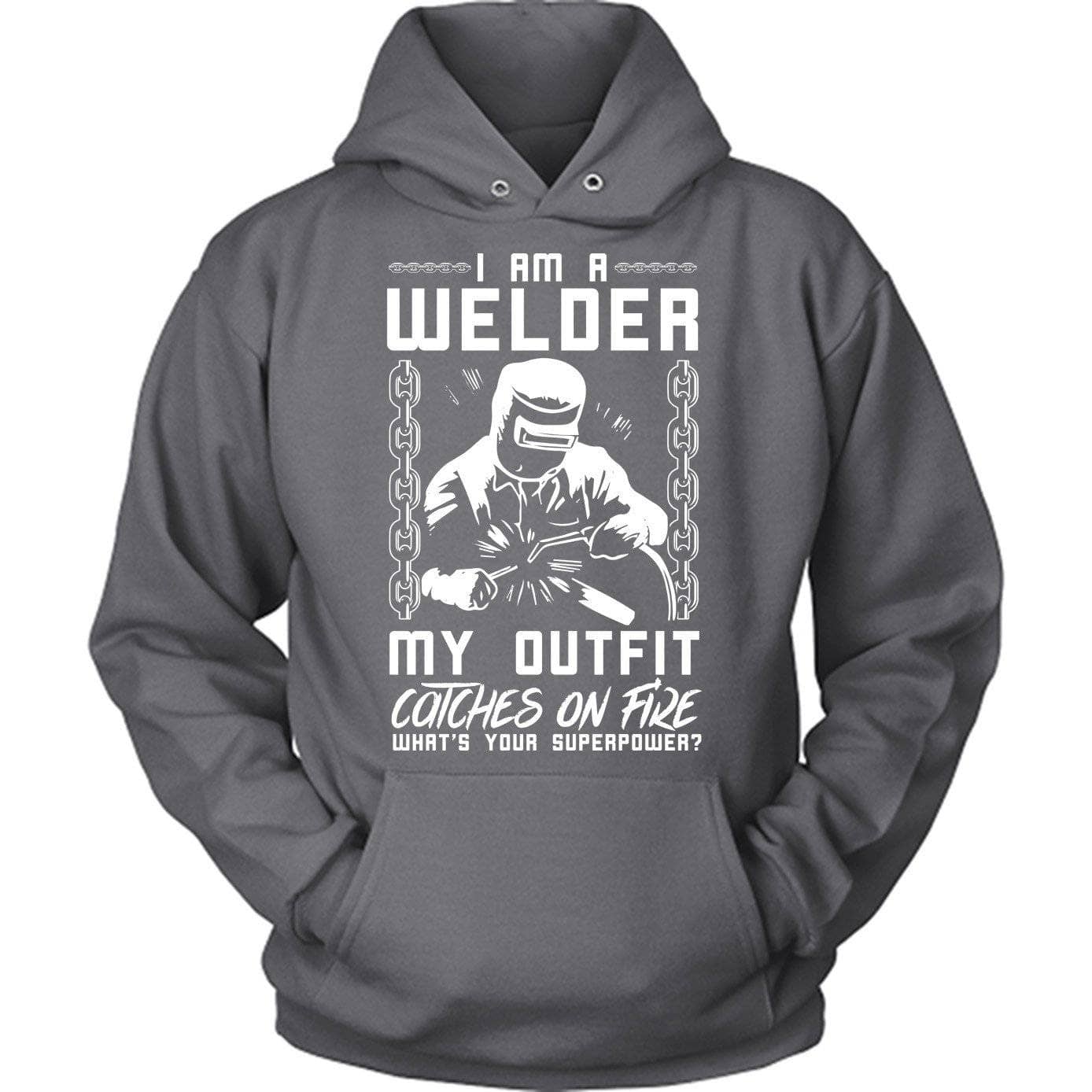 Welder On Fire