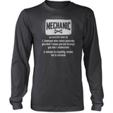 Mechanic Meaning
