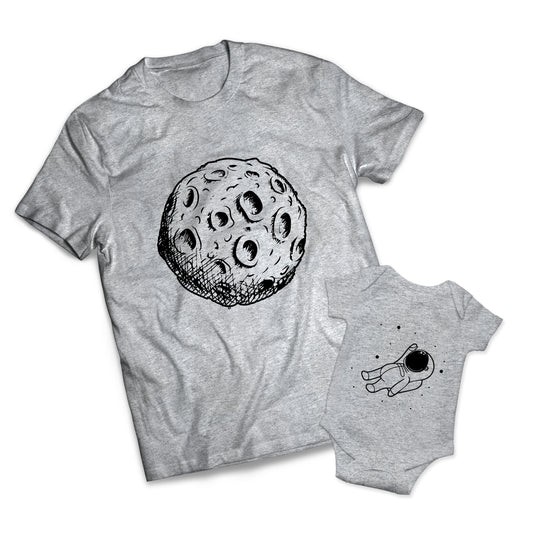 Moon Astronaut Set - Dads -  Matching Shirts