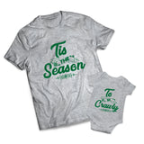 Tis The Season To Be Crawly Set - Christmas -  Matching Shirts