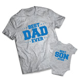 Best Dad Son Set - Dads -  Matching Shirts