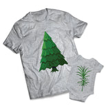 Tree And Seedling Set - Christmas -  Matching Shirts