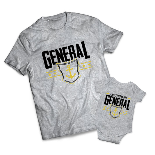 Navy General Set - Navy -  Matching Shirts