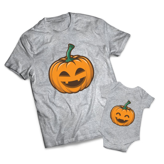 Happy Pumpkin Set - Halloween -  Matching Shirts