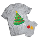 Tree And Decoration Set - Christmas -  Matching Shirts
