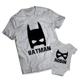 Batman Robin Set - Batman -  Matching Shirts