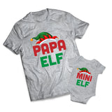 Papa Elf Set - Christmas -  Matching Shirts