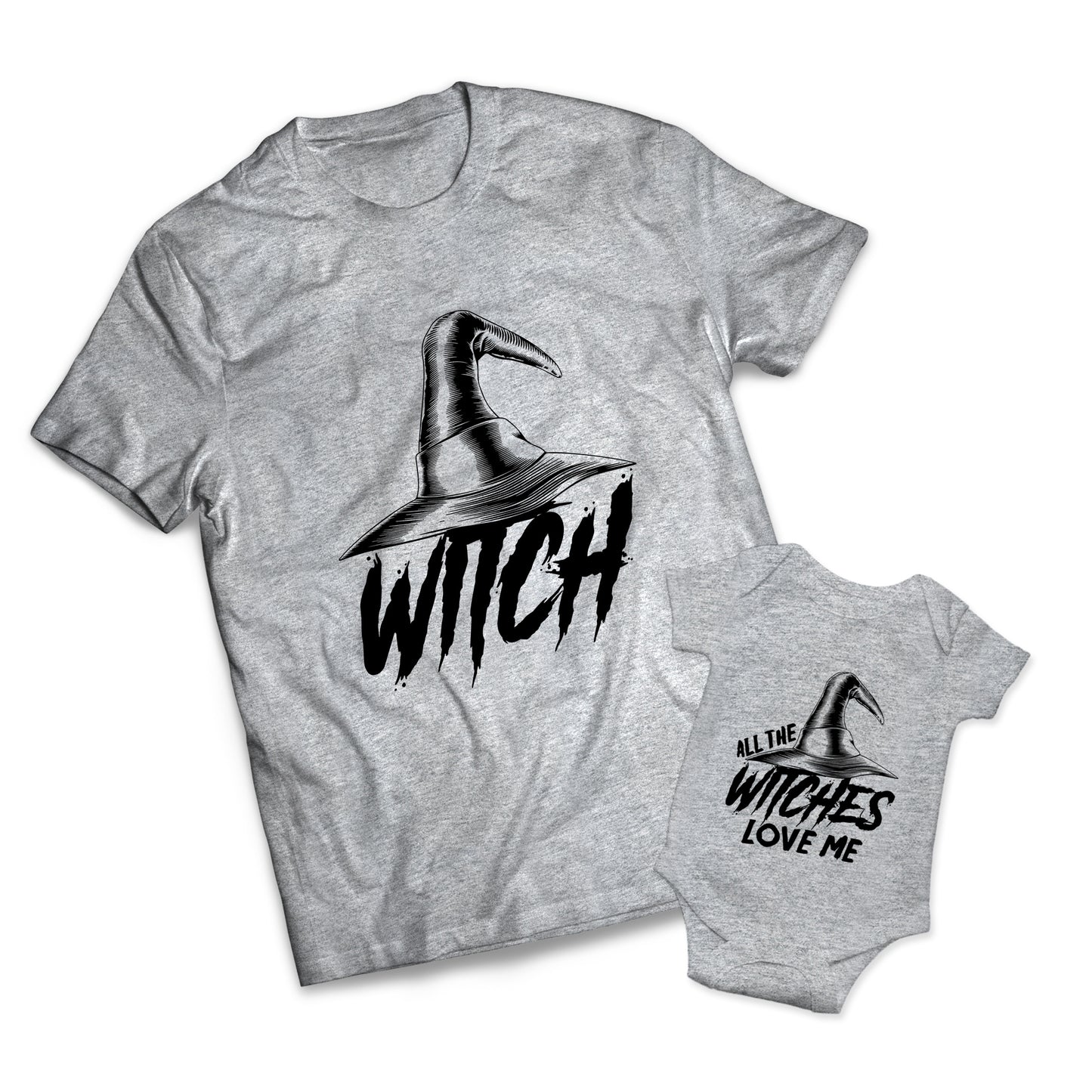 Witches Love Me Set - Halloween -  Matching Shirts