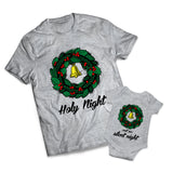 Not So Silent Night Set - Christmas -  Matching Shirts