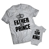 King And Prince Set - Dads -  Matching Shirts