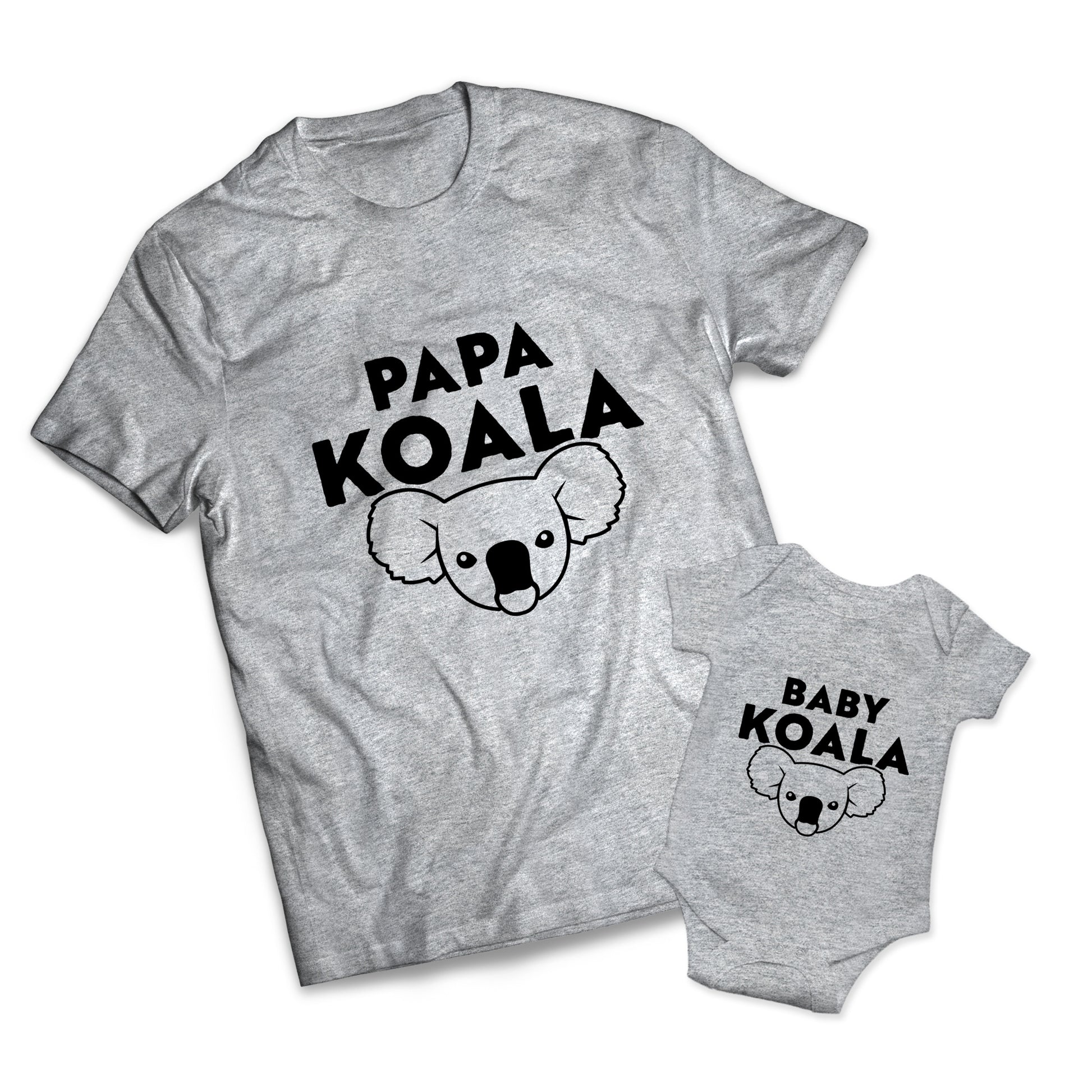 Papa Koala Set - Dads -  Matching Shirts