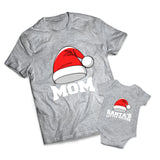 Santa's Little Helper Mom Set - Christmas -  Matching Shirts