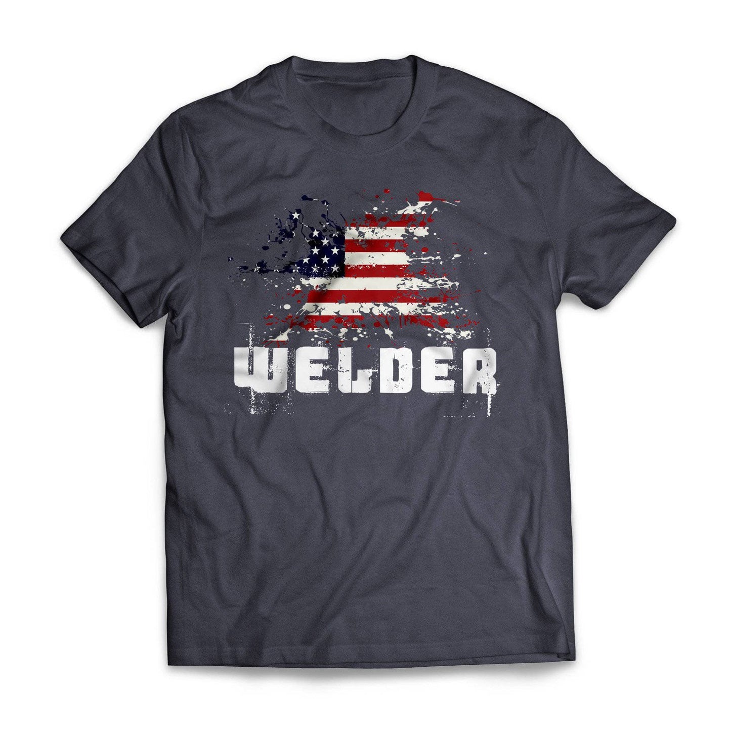 Welder Grunge Flag