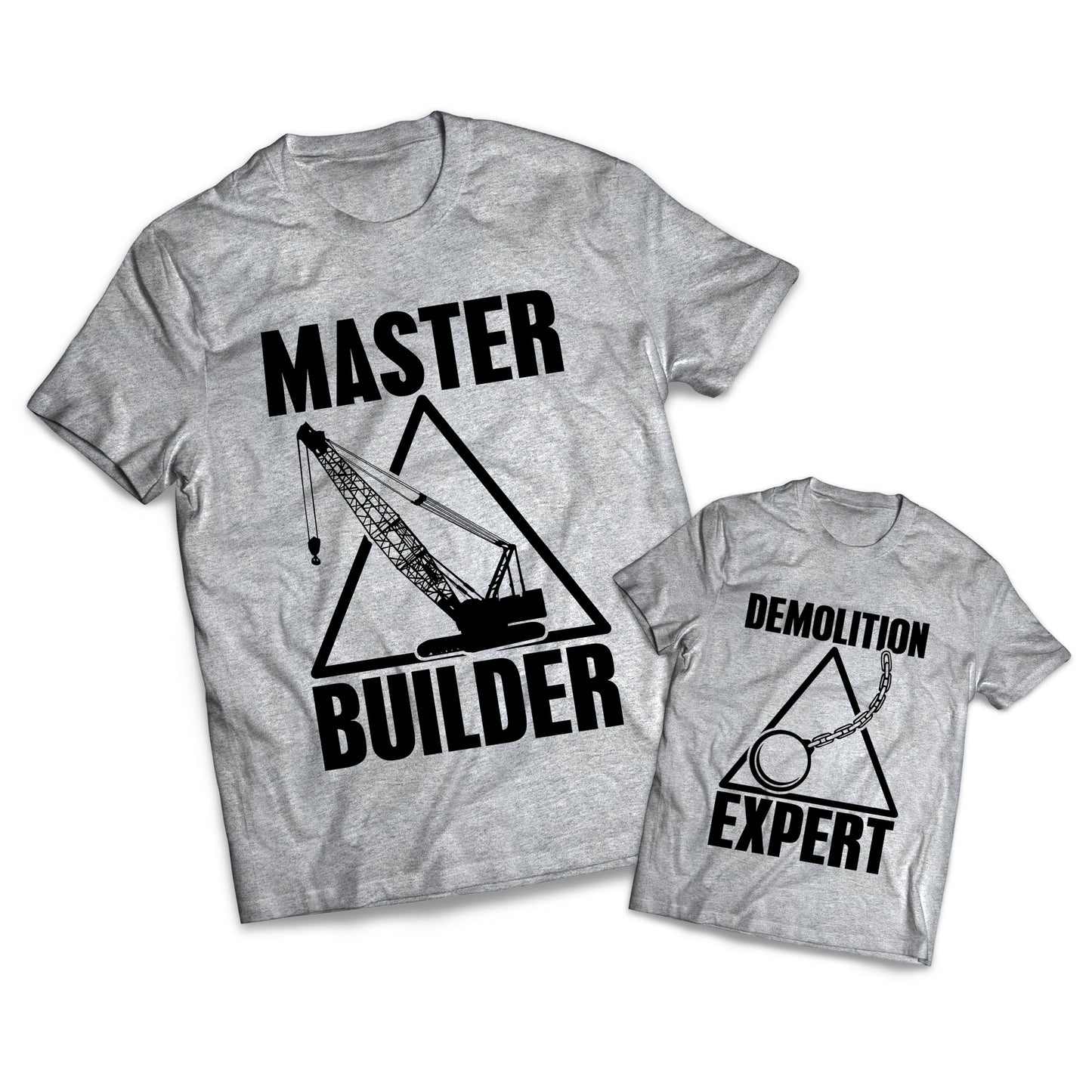 Master Builder Set - Heavy Equipment Operator -  Matching Shirts