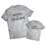 Father Of Dragons Set - Game Of Thrones -  Matching Shirts