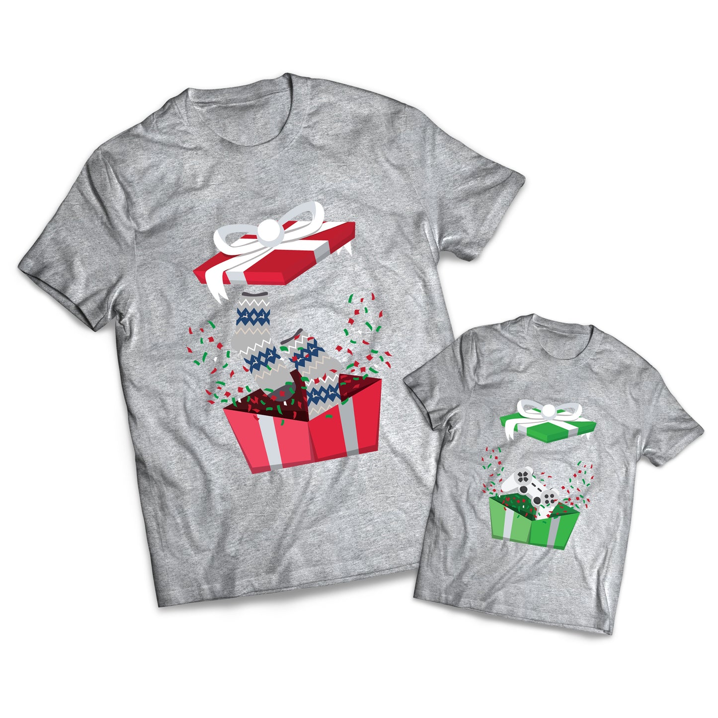 Socks And Games Set - Christmas -  Matching Shirts