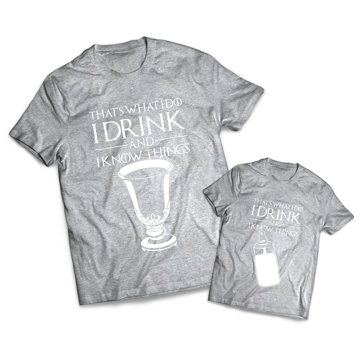 Drink And Know Things Set - Game Of Thrones -  Matching Shirts