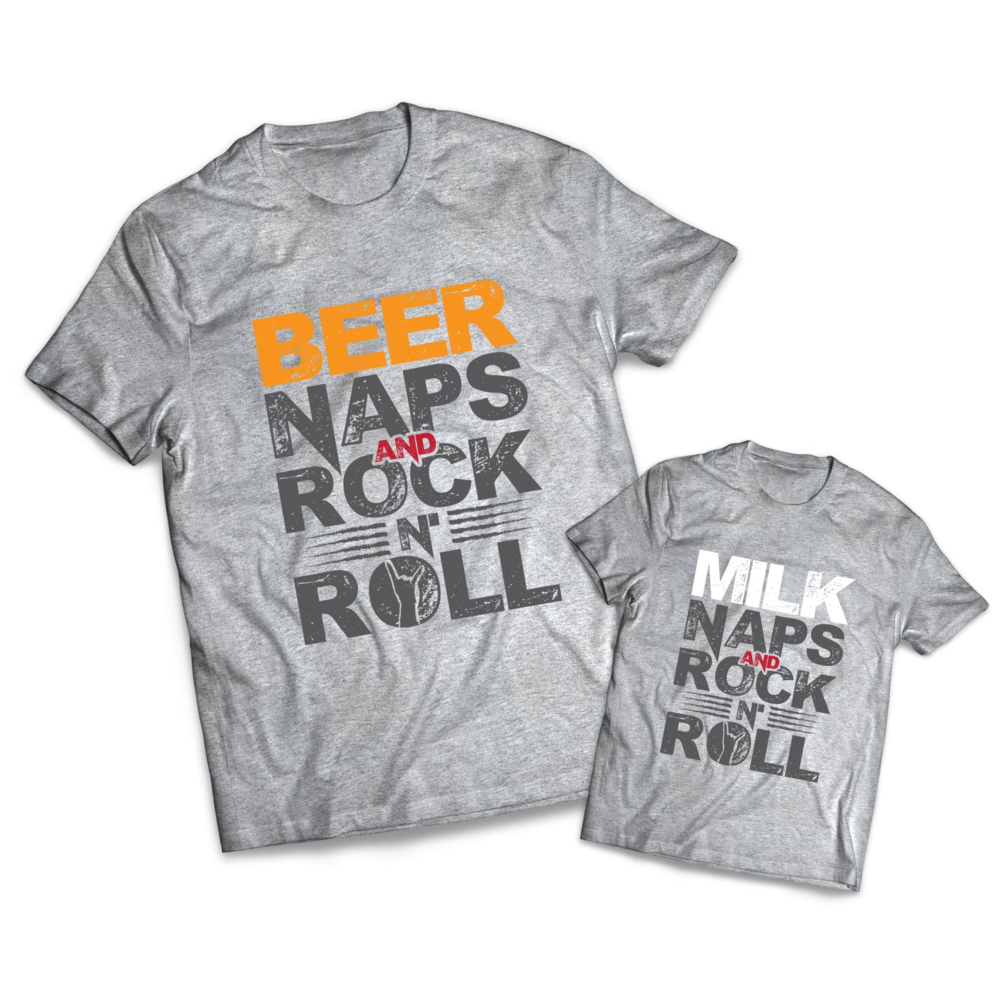 Drink Naps Rock And Roll Set - Dads -  Matching Shirts