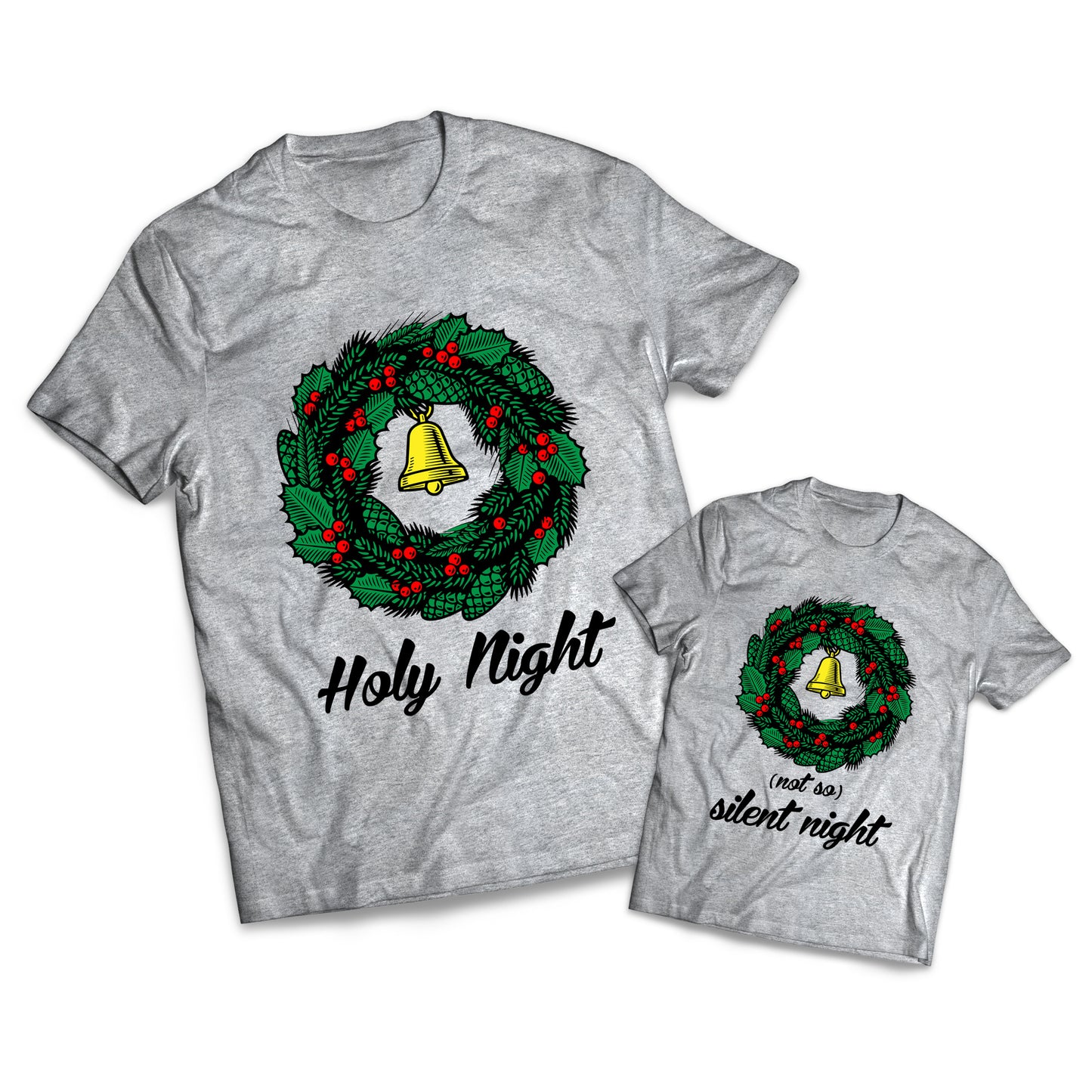 Not So Silent Night Set - Christmas -  Matching Shirts