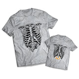 Skeleton Diet Set - Halloween -  Matching Shirts