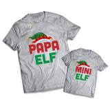 Papa Elf Set - Christmas -  Matching Shirts