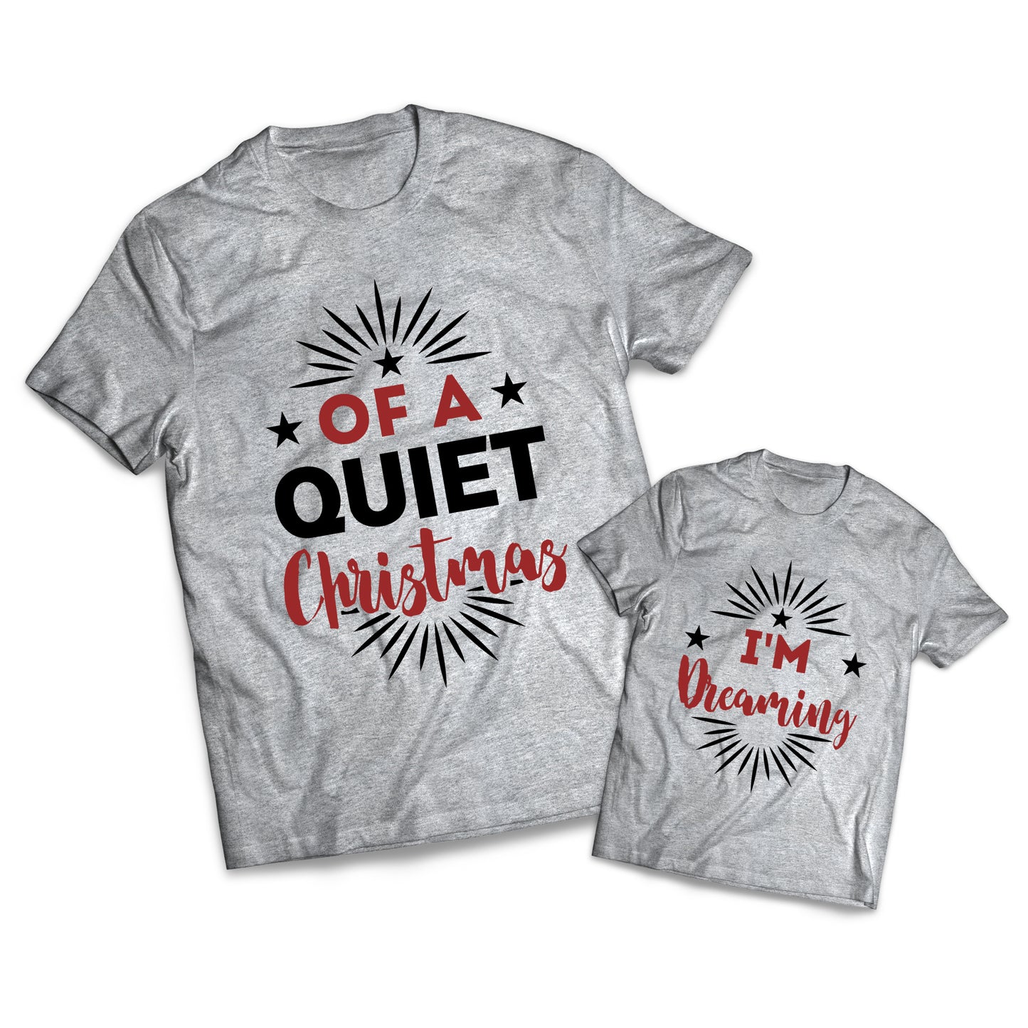 Quiet Christmas Set - Christmas -  Matching Shirts