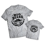 Big Beard Little Beard Set - Dads -  Matching Shirts