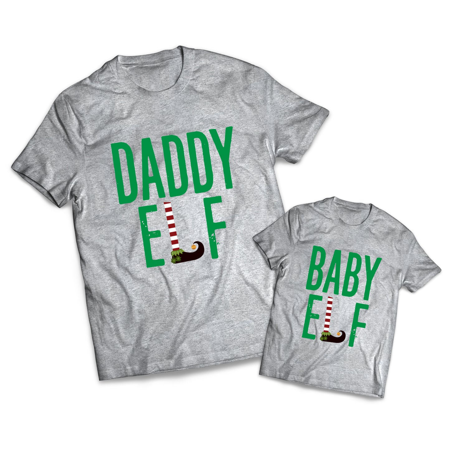 Daddy Elf Baby Elf Set - Christmas -  Matching Shirts