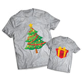 Tree And Present Set - Christmas -  Matching Shirts