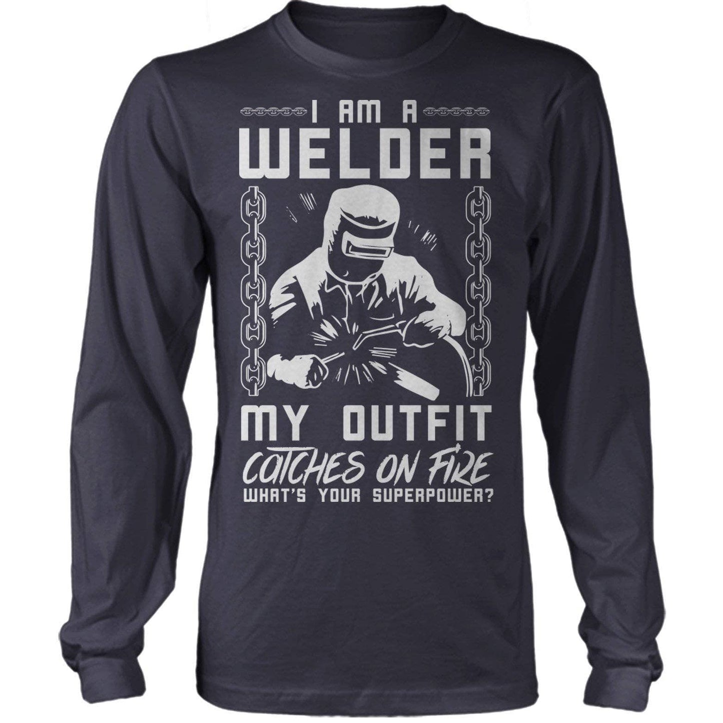 Welder On Fire