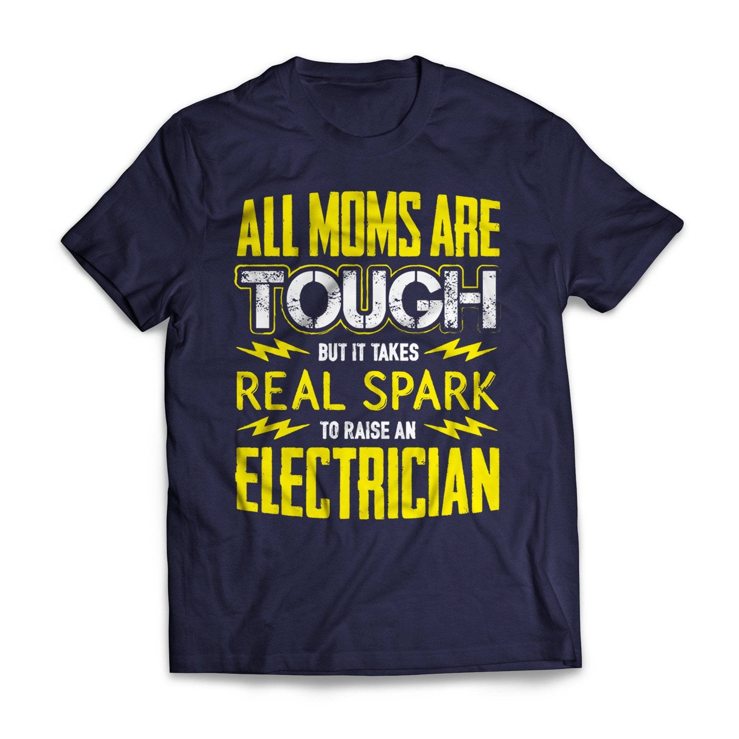 Yellow Tough Electrician Mom