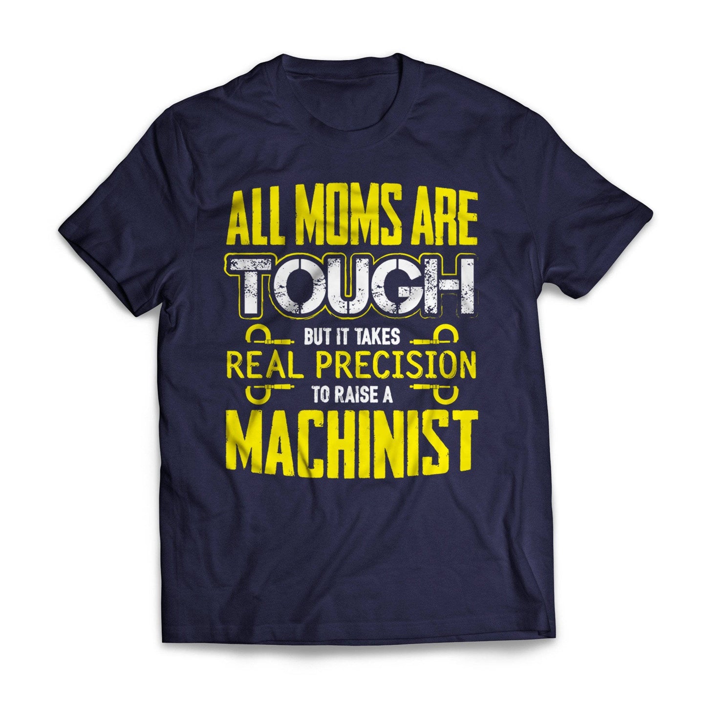 Yellow Tough Machinist Mom