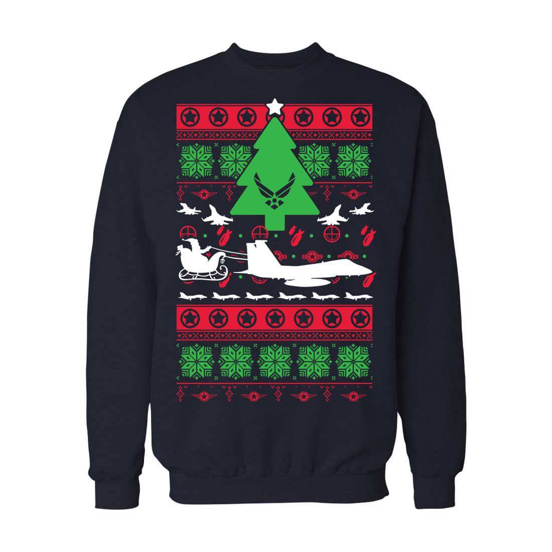 Christmas Sweater Air Force