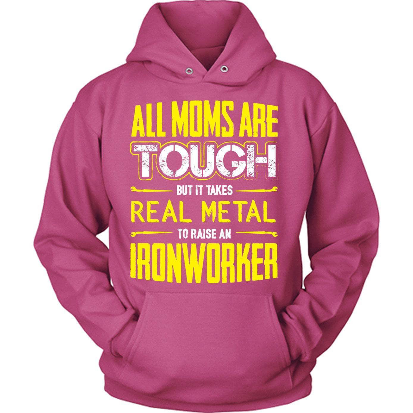 Yellow Tough Ironworker Mom