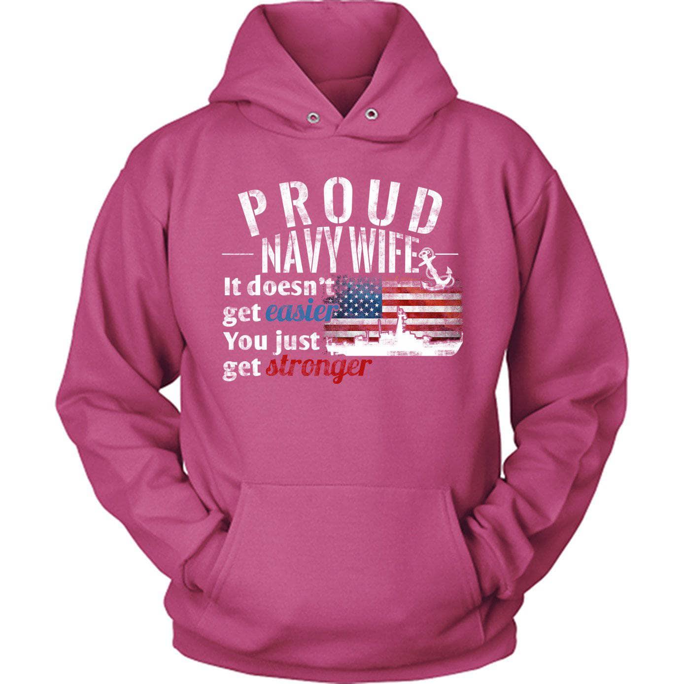 Proud Navy Wife Military Navy T Shirt GetShirtz