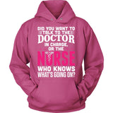 Talk To Doctor Or Nurse