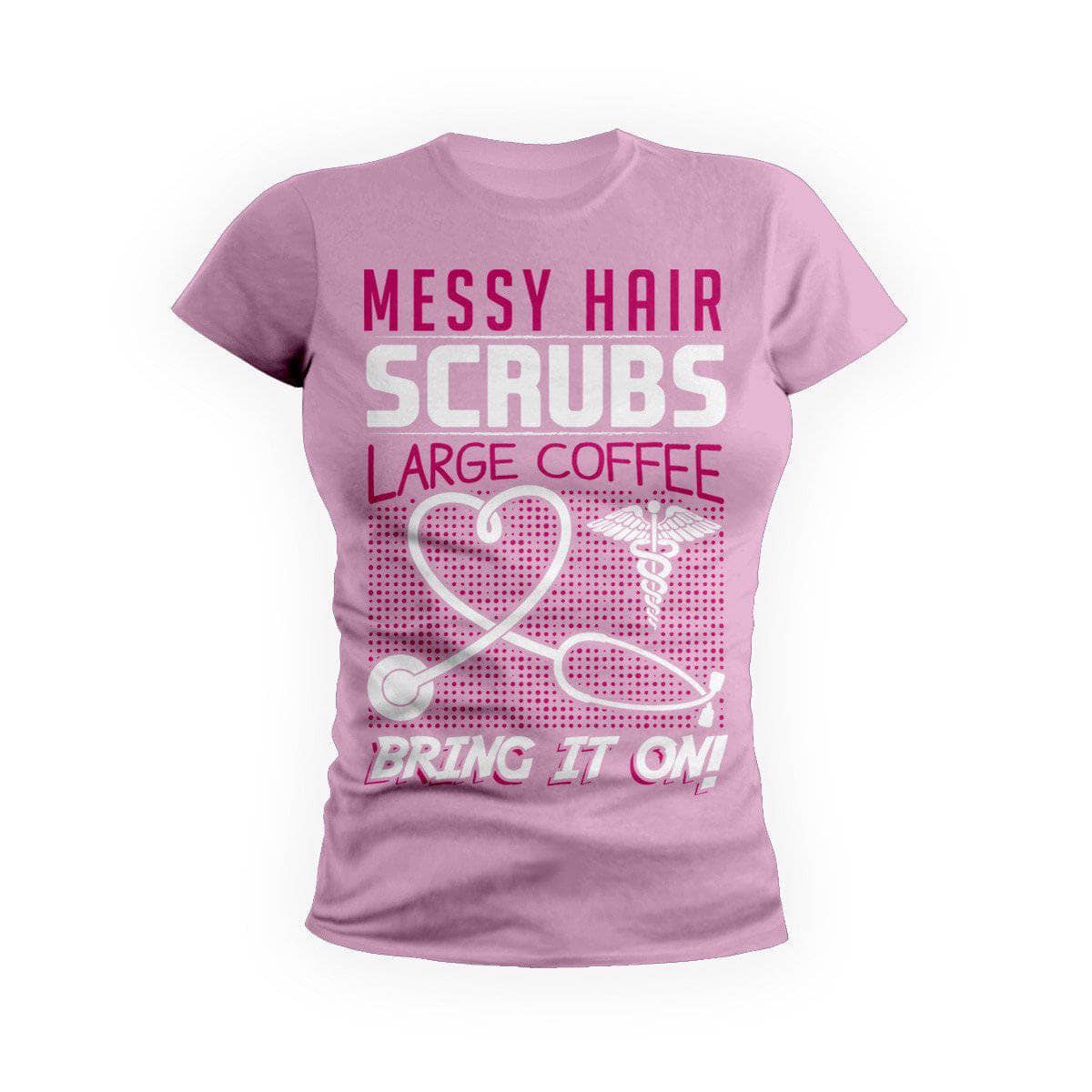 Messy Hair Scrubs