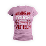 Red Tough Vet Tech Mom