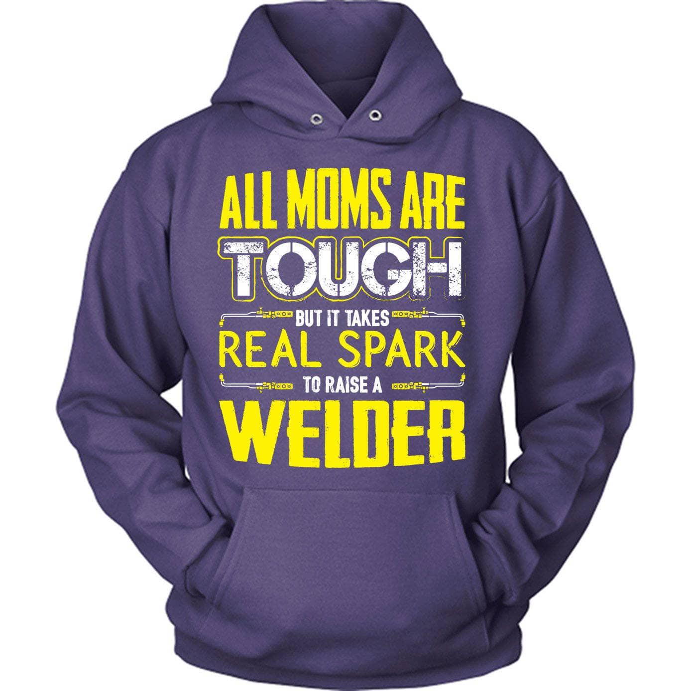 Yellow Tough Welder Mom