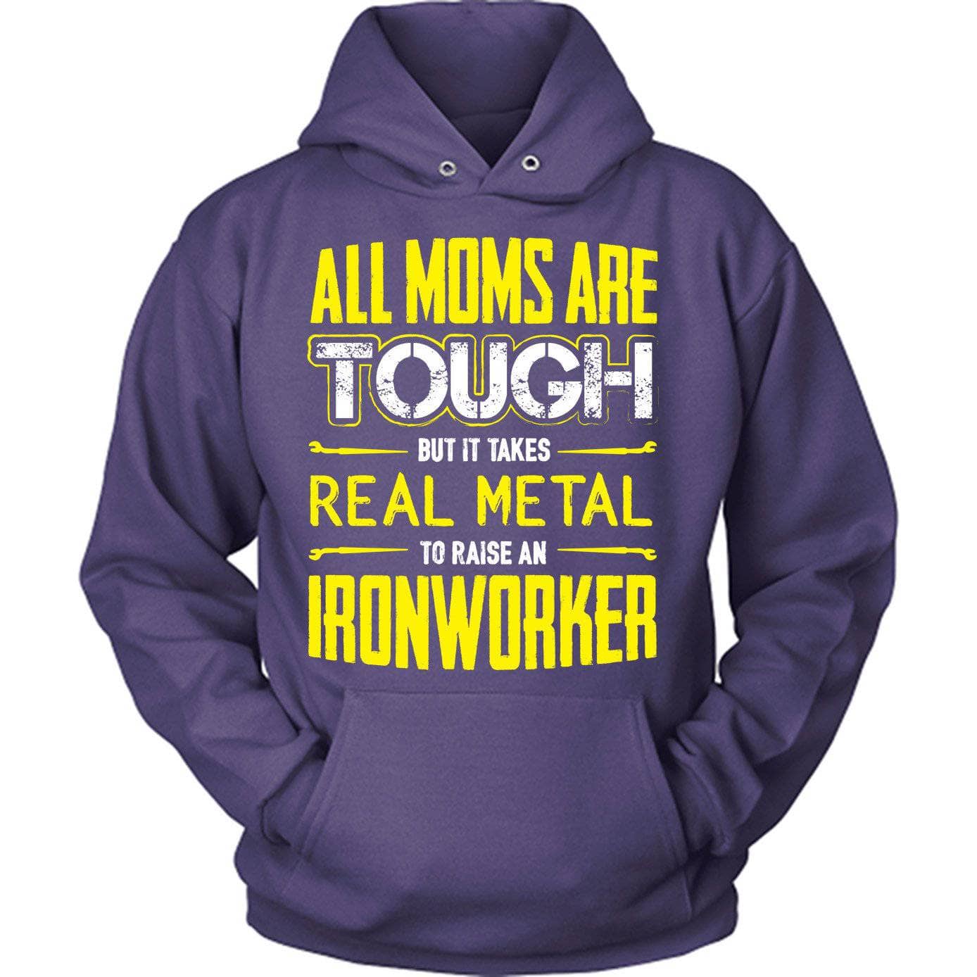 Yellow Tough Ironworker Mom